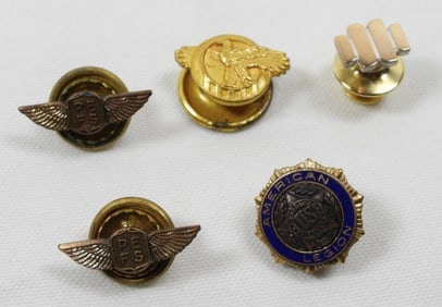 5 VARIETY MINI LAPEL PINS