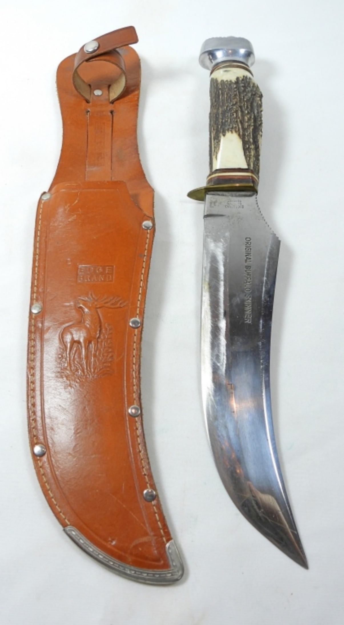 VINTAGE EDGE BRAND HUNTING KNIFE (1 of 3)