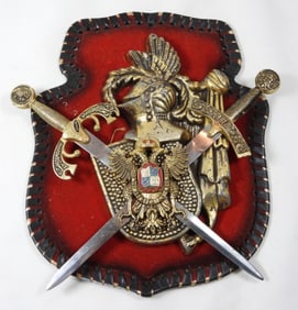 SPAIN COAT OF ARMS WALL PLAQUE
