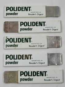 5 VINTAGE ADVERTISED RAZOR BLADES