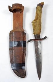 CROWN CUTLERY DEER HOOF DAGGER KNIFE