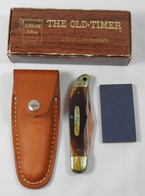 OLD TIMER DOUBLE BLADE FOLDING POCKET KNIFE