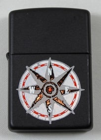 1996 COMPASS STYLE UNSEALED, UNFIRED ZIPPO