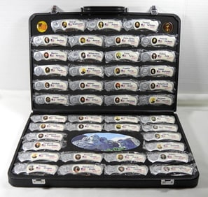 U.S. PRESIDENTIAL POCKET KNIFE SET OF 43