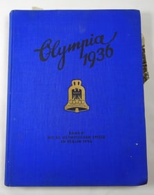 OLYMPIA 1936 GERMAN HARD COVER BOOK