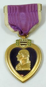 PURPLE HEART FOR MILITARY MERIT - NAMED