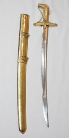 JAPANESE COLLECTIBLE GOLD TONE SWORD