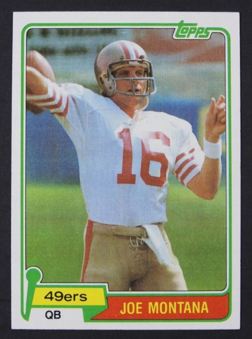 1981 TOPPS #216 JOE MONTANA ROOKIE: NICE EM