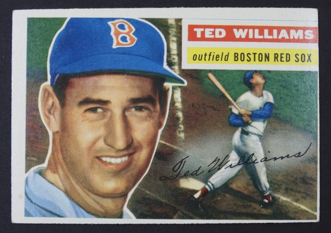 1956 TOPPS #5 TED WILLIAMS (1 of 2)