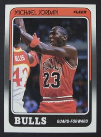 1988/89 FLEER #17 MICHAEL JORDAN