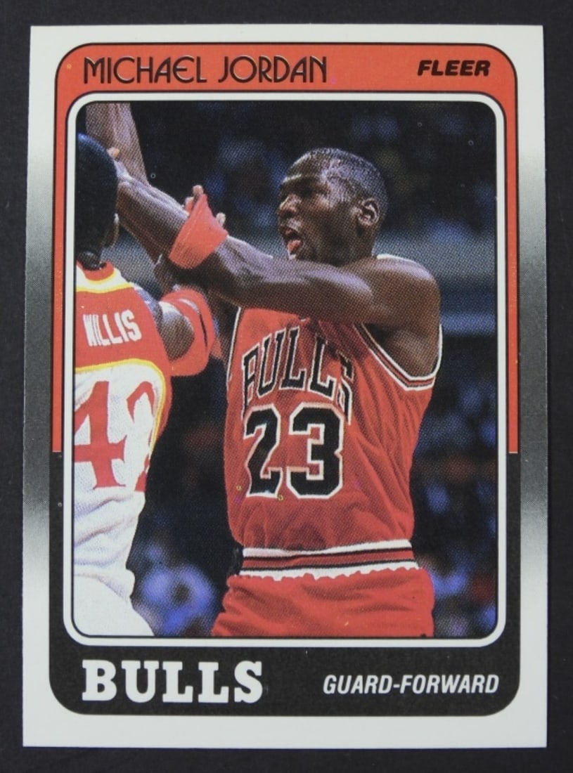 1988/89 FLEER #17 MICHAEL JORDAN: NM - NICE COLOR & GLOSS