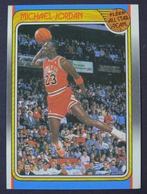 1988/89 FLEER ALL-STAR #120 JORDAN