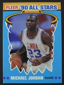 1990/91 FLEER ALL-STAR #5 MICHAEL JORDAN