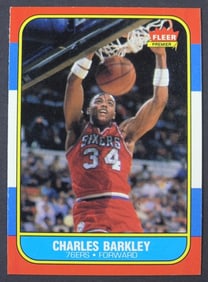 1986/87 FLEER CHARLES BARKLEY ROOKIE
