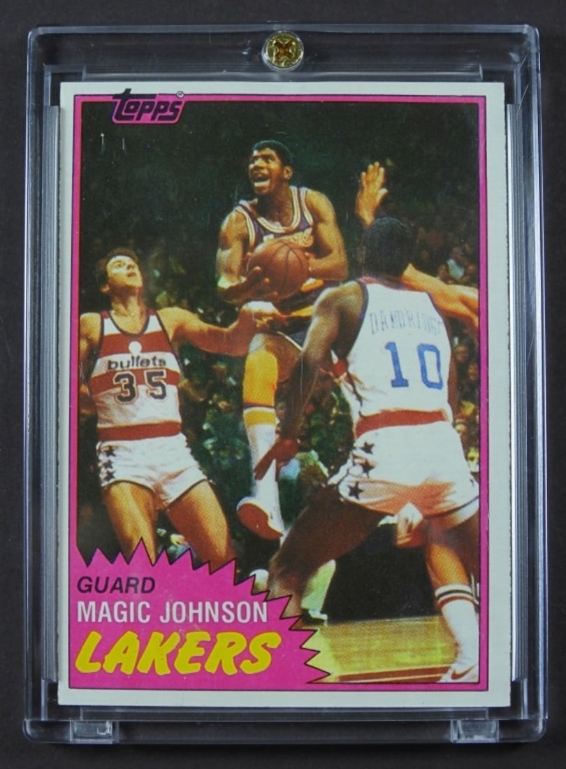 1981/81 TOPPS #21 MAGIC JOHNSON (1 of 2)