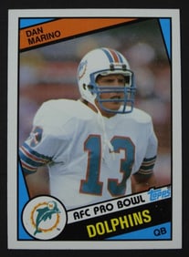 1984 TOPPS #123 DAN MARINO ROOKIE