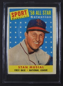 1958 TOPPS STAN MUSIAL ALL STAR