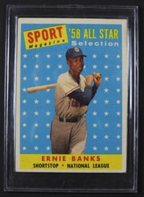 1958 TOPPS ERNIE BANKS ALL STAR