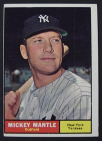1961 TOPPS #300 MICKEY MANTLE