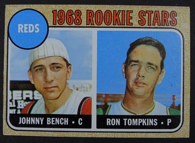 1968 TOPPS #247 JOHNNY BENCH (RC)