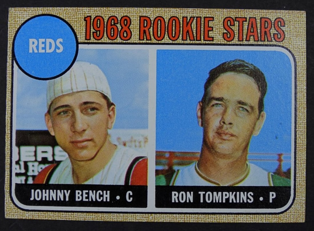 1968 TOPPS #247 JOHNNY BENCH (RC) (1 of 2)
