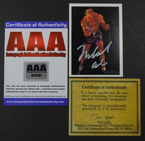 MUHAMMAD ALI AUTO KAYO CARD