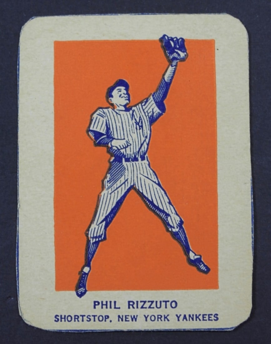 1952 WHEATIES #NNO PHIL RIZZUTO: VGEX+ back crease