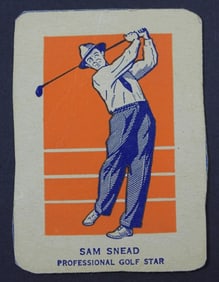 1952 WHEATIES #NNO SAM SNEAD GOLF