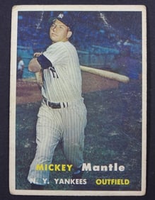 1957 TOPPS MICKEY MANTLE #95