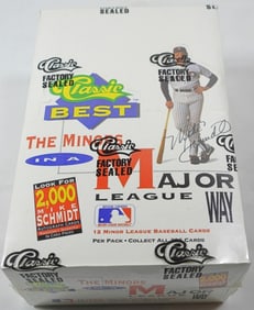 1991 CLASSIC BEST THE MINORS WAX BOX