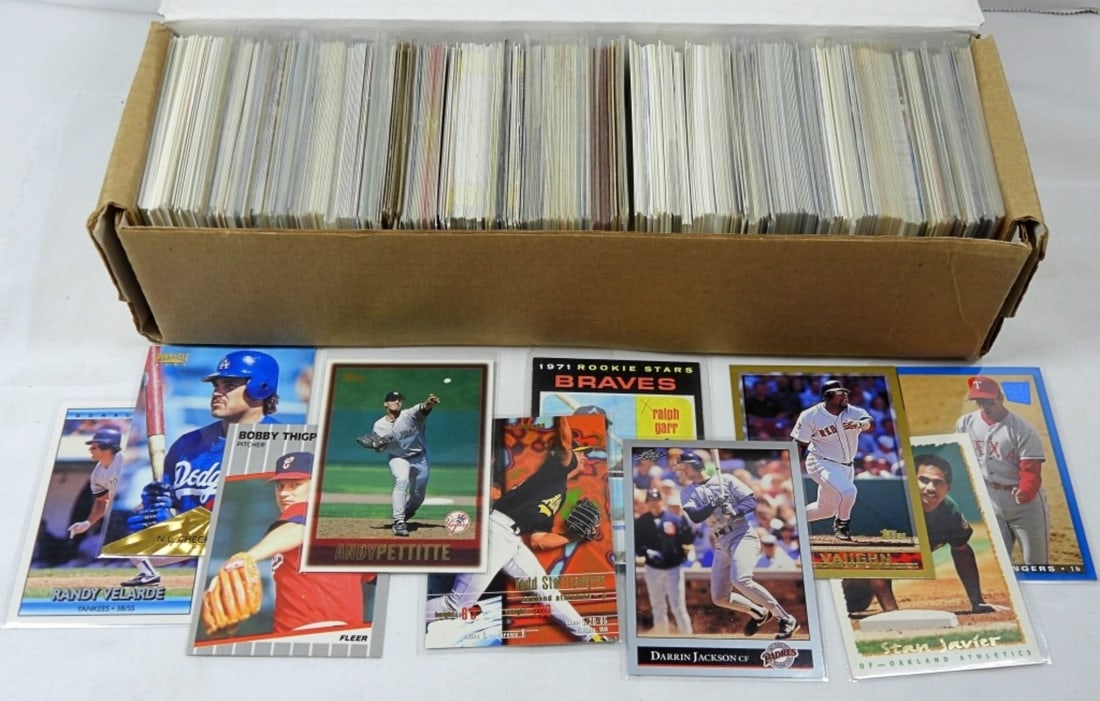 BASEBALL BOX FILLED 1980s & 1990s & MORE (1 of 1)