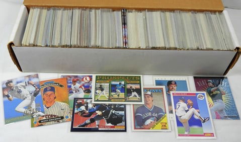 BASEBALL BOX FILLED  1990s & MORE