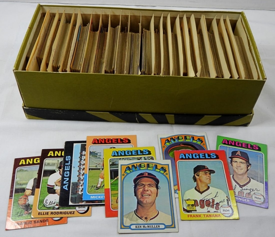 1972-1975 TOPPS SHOEBOX LOT by TEAMS (1 of 2)