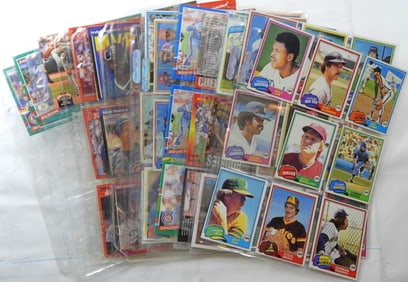 OVER 100 BASEBALL CARDS - UNSEARCHED