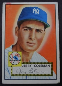 1952 JERRY COLEMAN TOPPS BASEBALL CARD