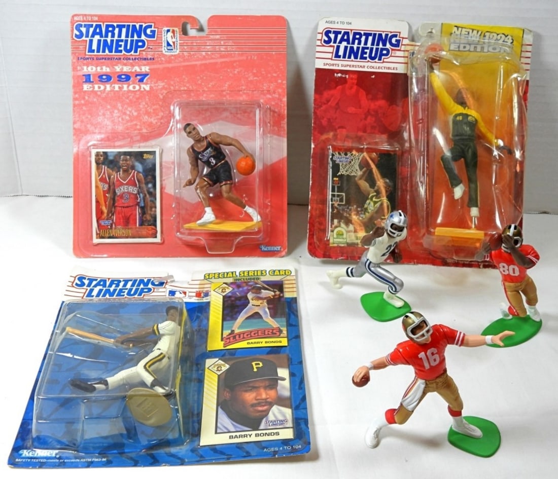 (6) SPORTS ACTION FIGURES - MIXED LOT (1 of 2)