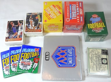 (5) SETS (5) PACKS SPORTS CARD MIX