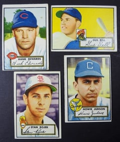 4 1954 TOPPS BASEBALL CARD