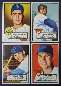 4 1954 TOPPS BASEBALL CARD