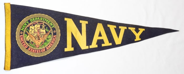 1 NAVY PENNANT
