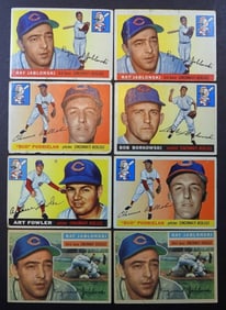 8 1955 CINCINNATI TOPPS BASEBALL CARDS