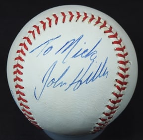 SIGNED JOHN HILLER BASEBALL