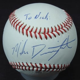 AUTOGRAPHED MIKE DRUMRIGHT BASEBALL