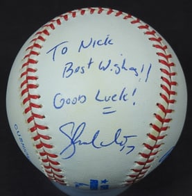 SIGNED SHANE HALTER BASEBALL