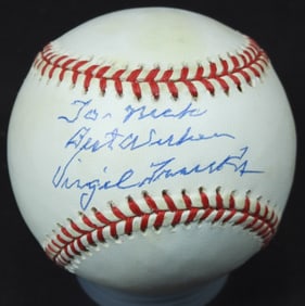 SIGNED VIRGIL TRUCKS BASEBALL