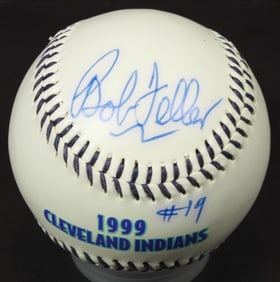 BOB FELLER AUTOGRAPHED BASEBALL