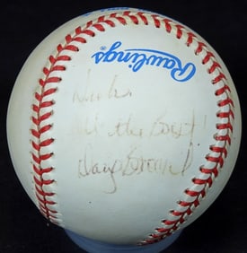DOUG BROCAIL SIGNED BASEBALL