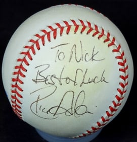 AUTOGRAPHED RICK ADAIR BASEBALL