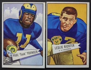 (2) '52 BOWMAN LG LOS ANGELES RAMS