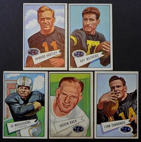 (5) '52 BOWMAN LG PITTSBURGH STEELERS